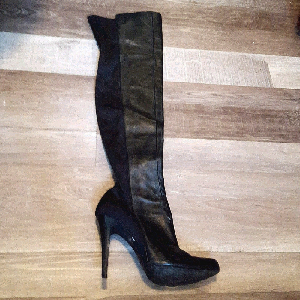 Colin Stuart Black Stiletto Boots
